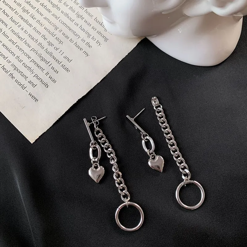 Alloy Fringed Earring (various designs)