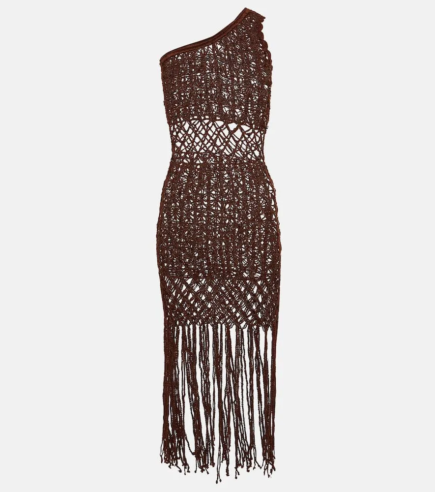 Anna Kosturova Crochet minidress