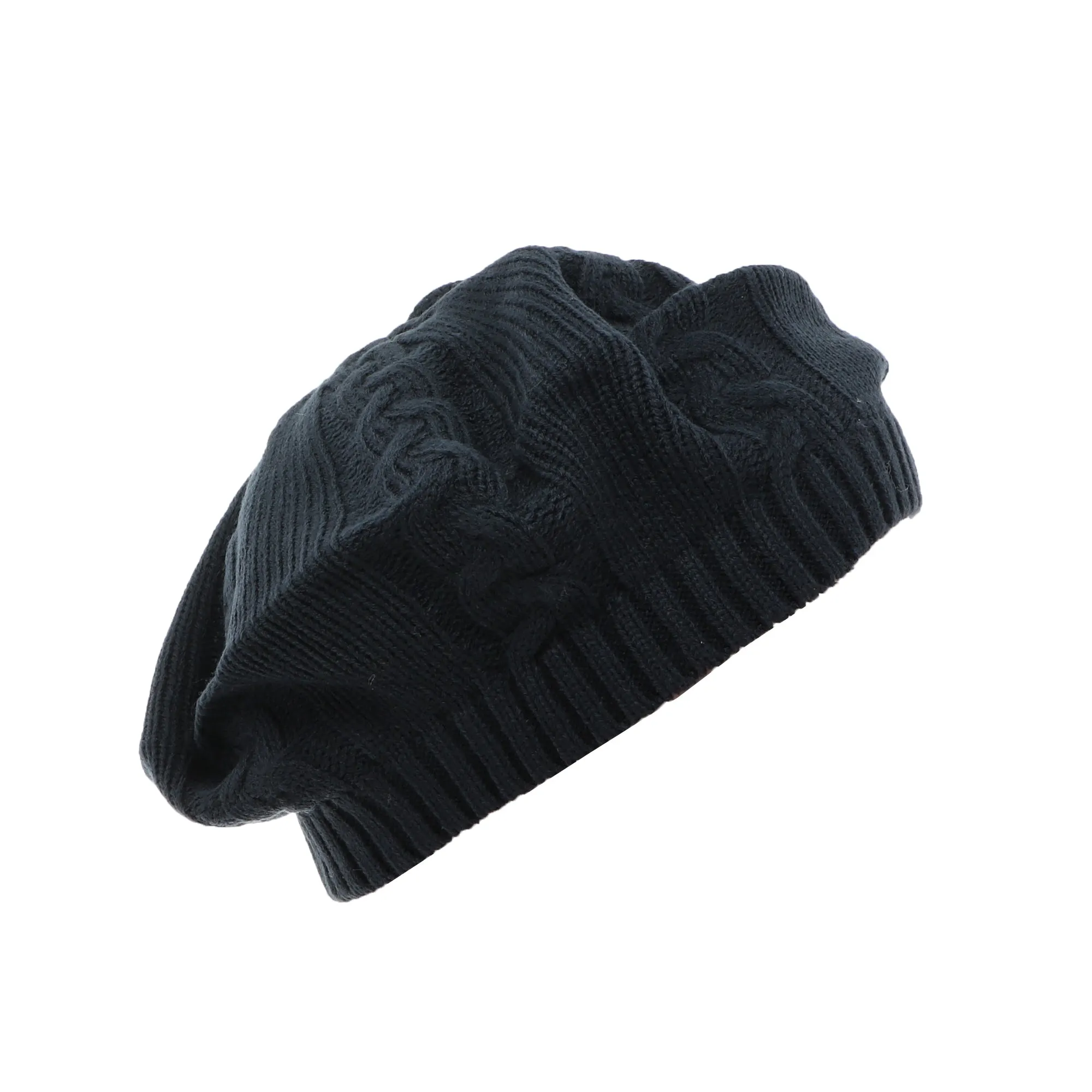 Cable Knit Beret / Snood