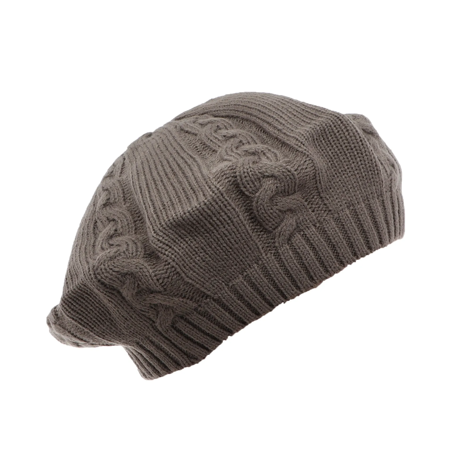 Cable Knit Beret / Snood