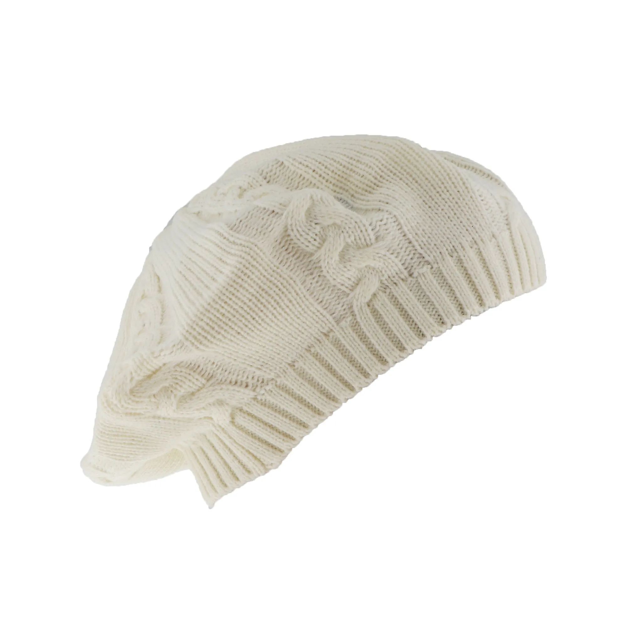 Cable Knit Beret / Snood