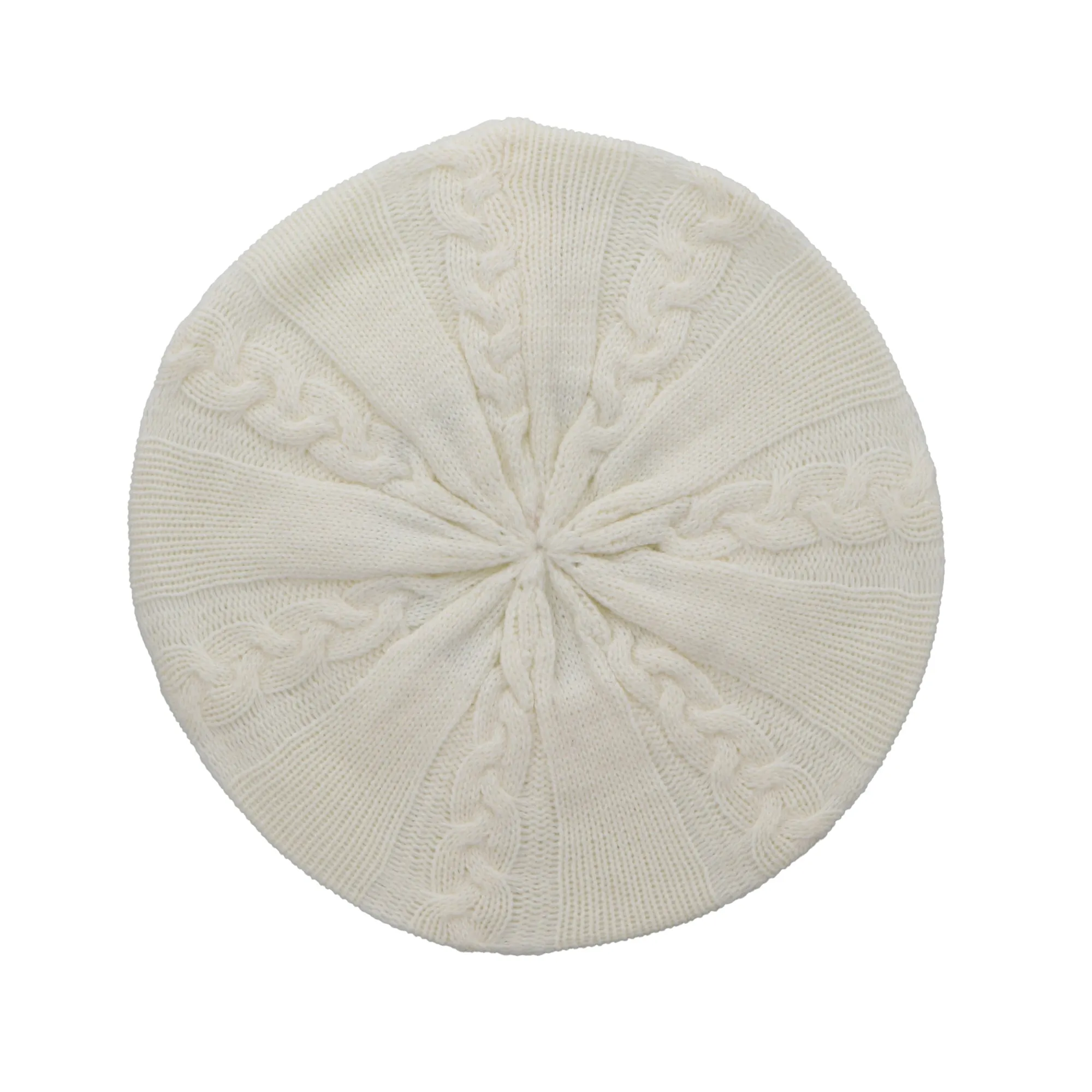 Cable Knit Beret / Snood