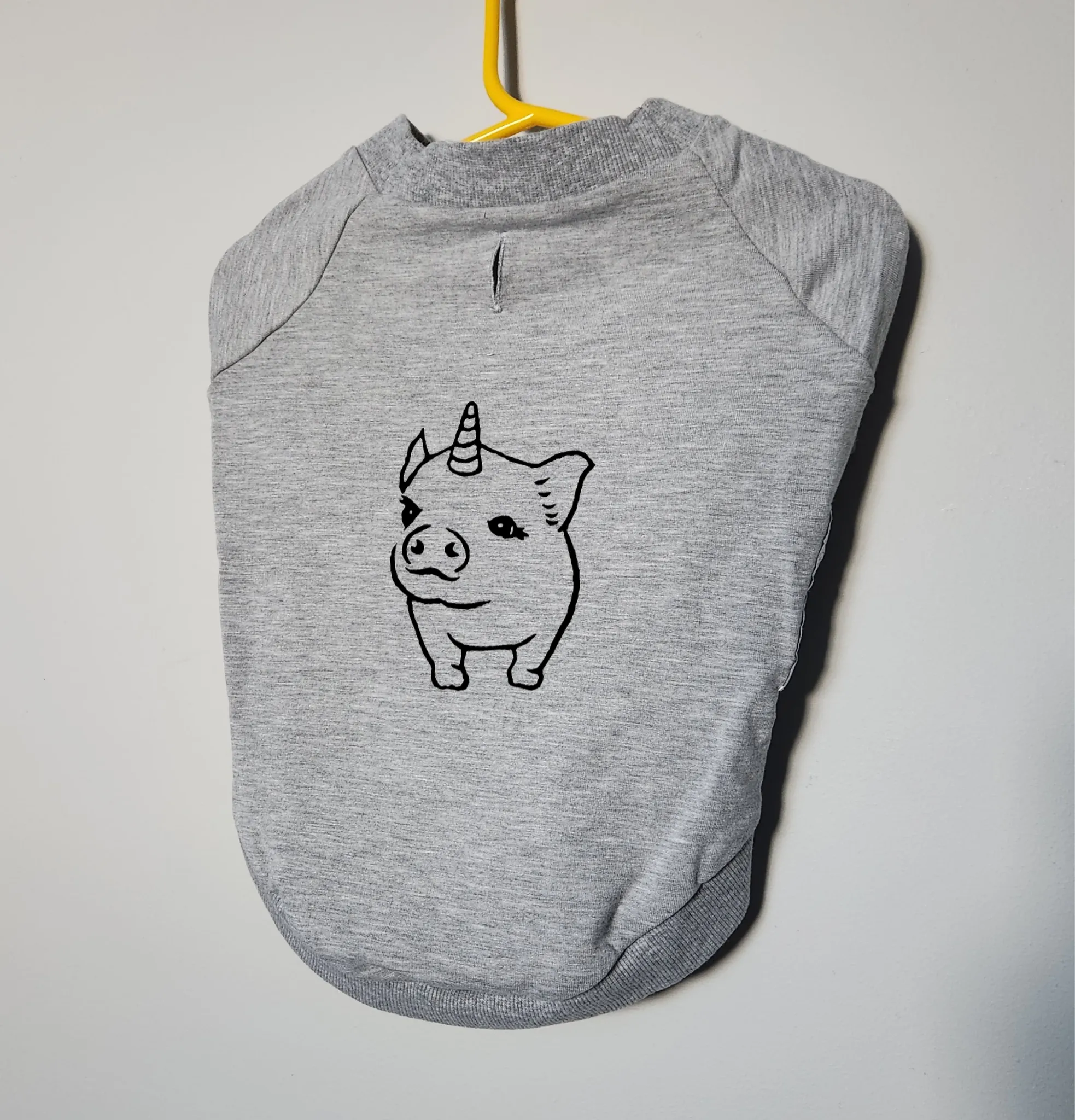 Fleece Dog Crew Sweatshirt - Biscuit