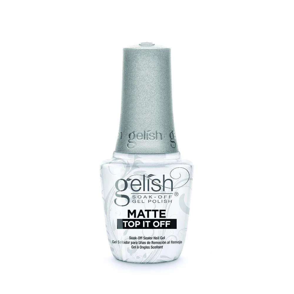 Gelish Soak Off Gel Polish Matte Top It Off Sealer Gel 15ml