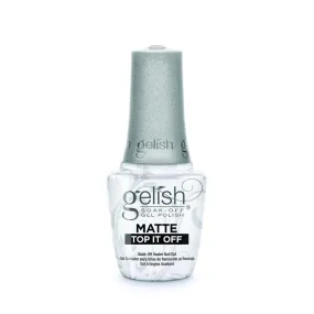 Gelish Soak Off Gel Polish Matte Top It Off Sealer Gel 15ml
