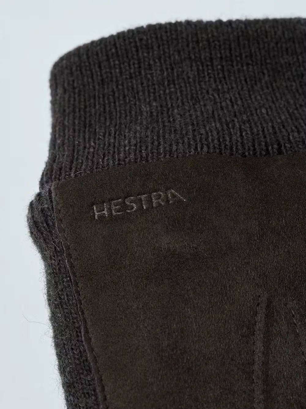 Geoffrey Espresso Suede Leather Gloves