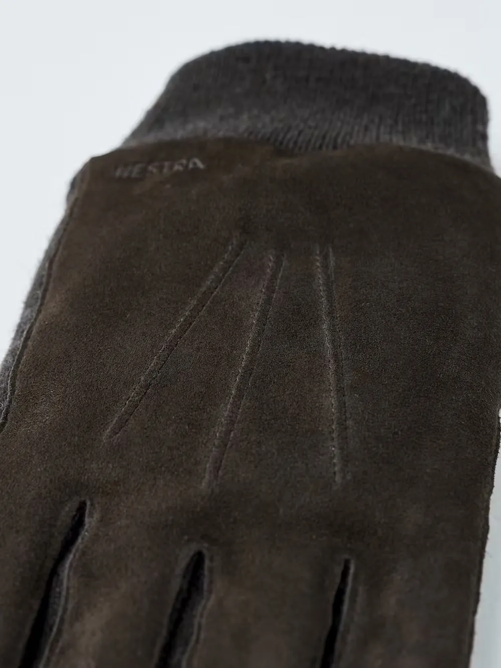 Geoffrey Espresso Suede Leather Gloves