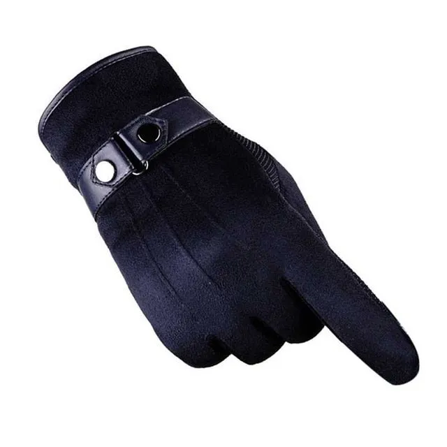 gloves Faux suede Leather
