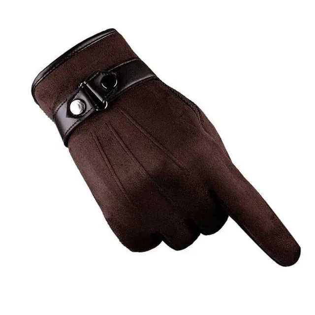 gloves Faux suede Leather