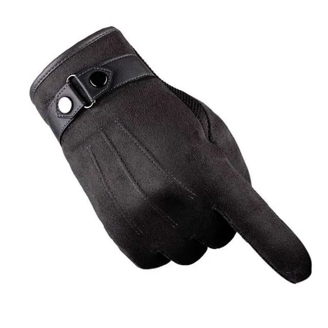 gloves Faux suede Leather