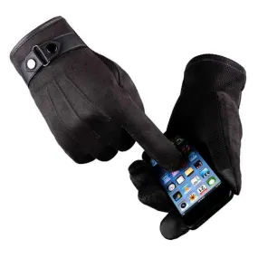 gloves Faux suede Leather