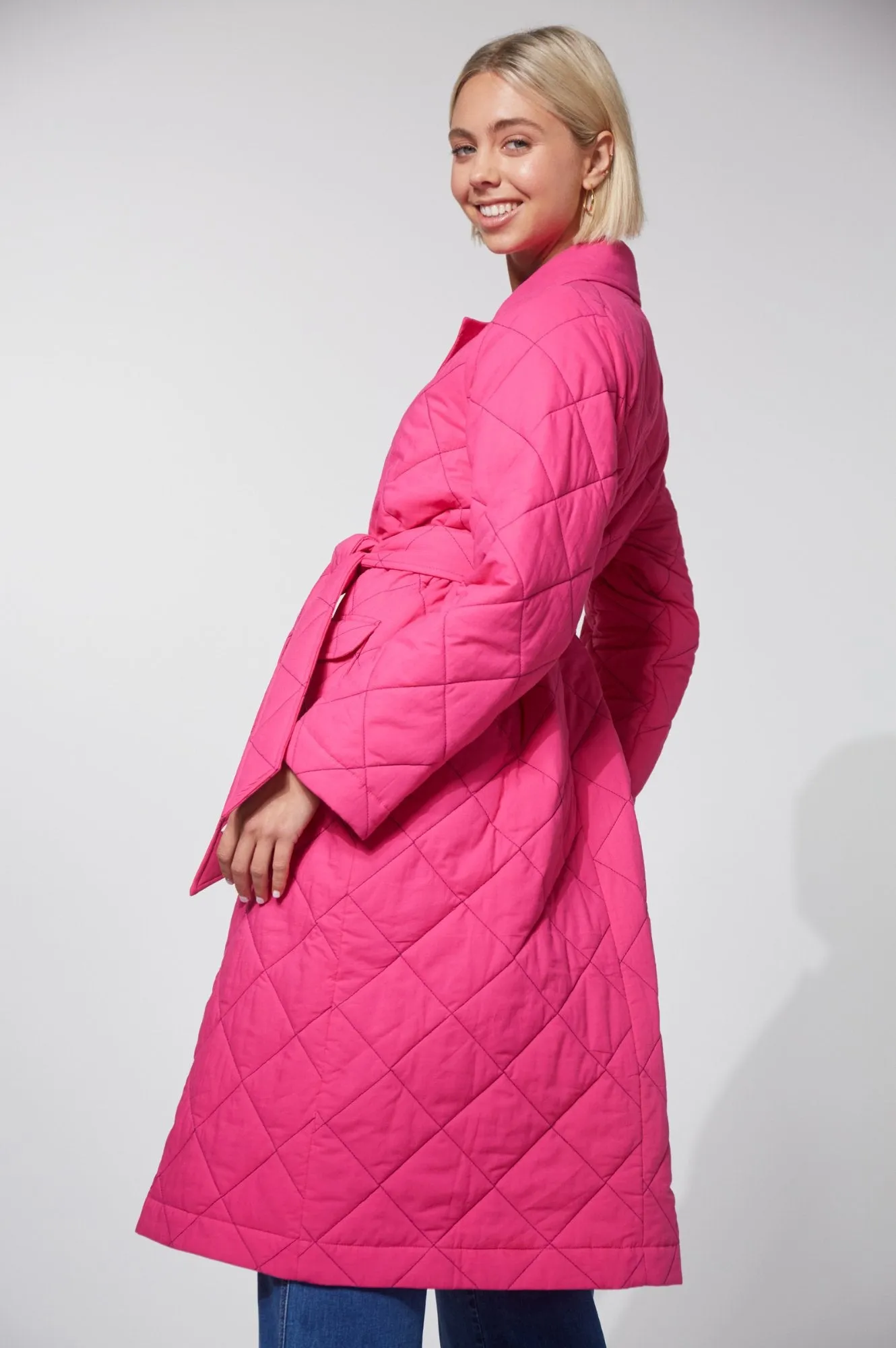 Jasper Coat - Azalea