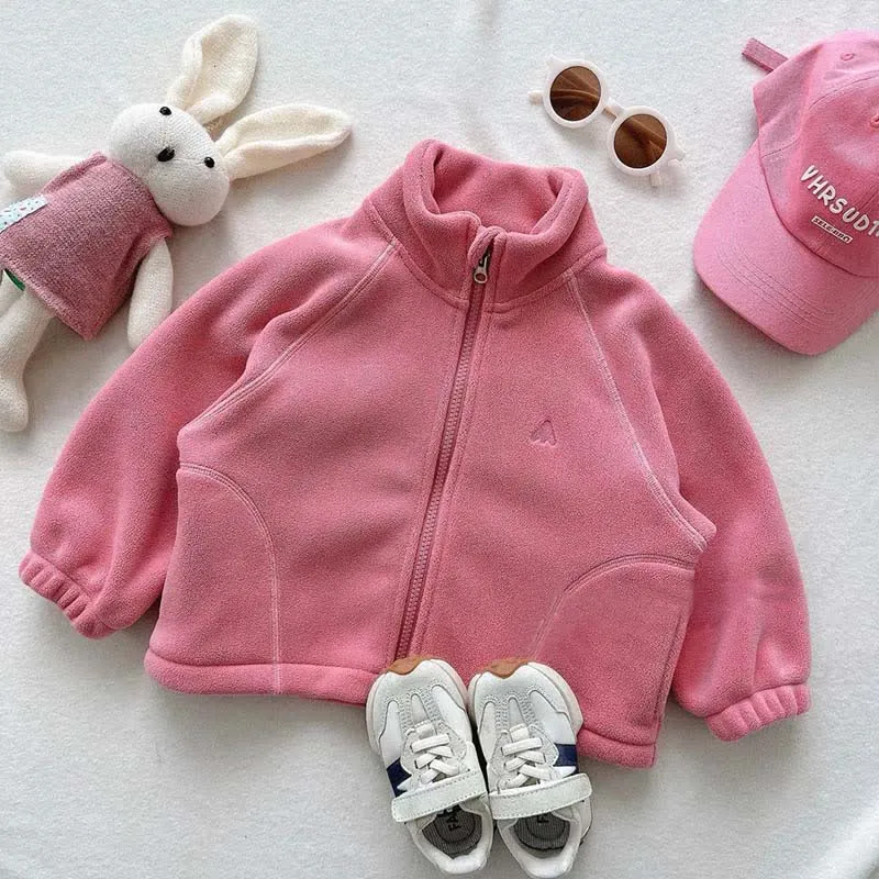 Kid Girl Fleece Insulated Jacket 2-piece Set