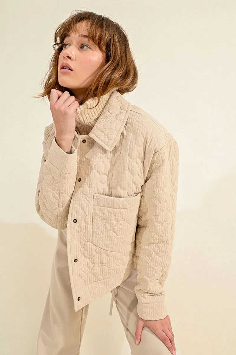 Kimber Flower Quilted Jacket