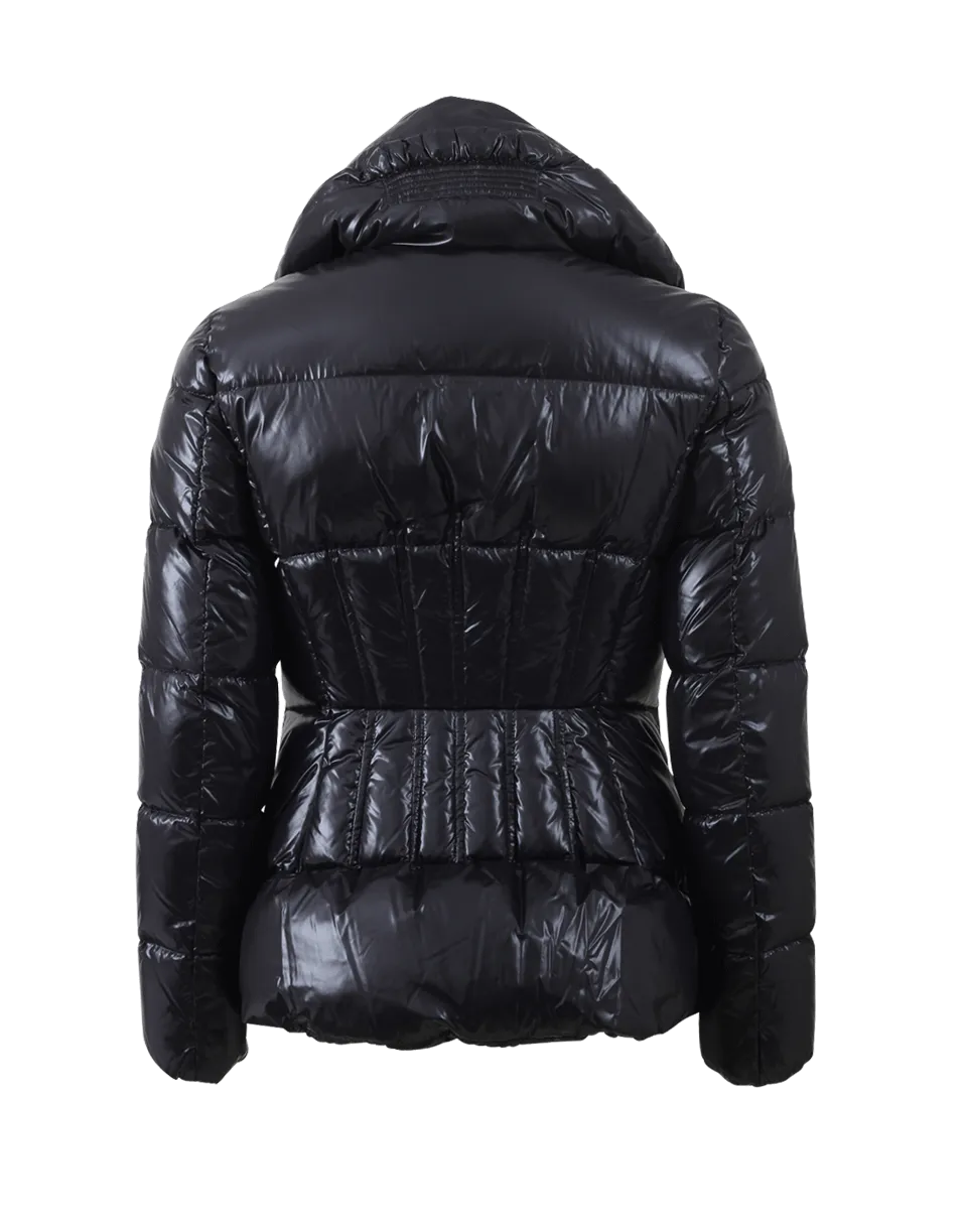 Lacquer Nylon Zip Jacket