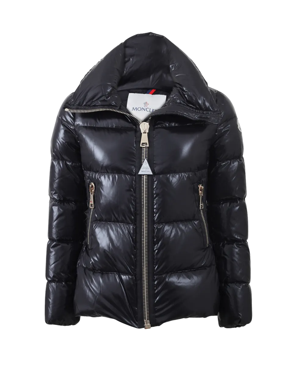 Lacquer Nylon Zip Jacket