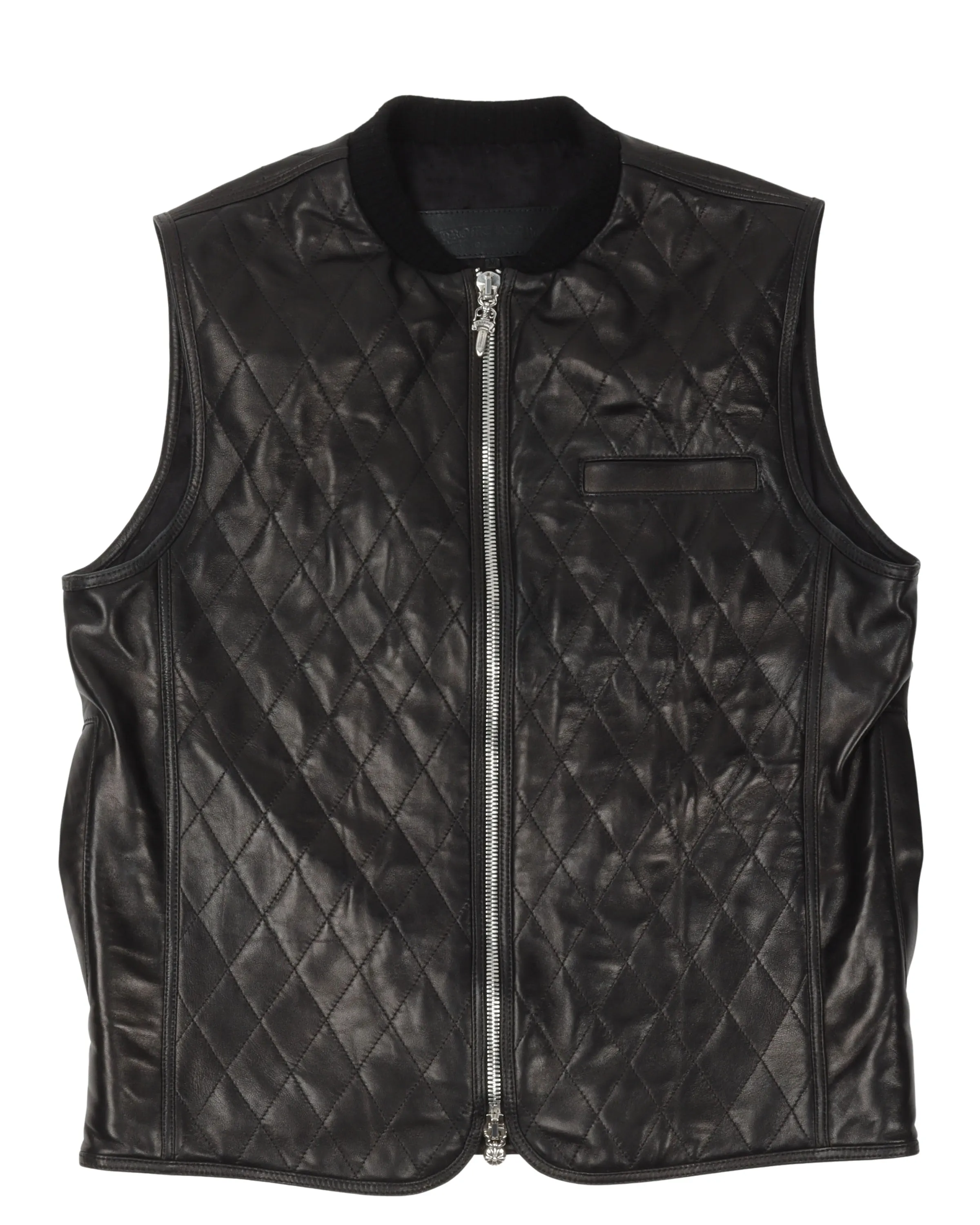 Leather Quilted Vest