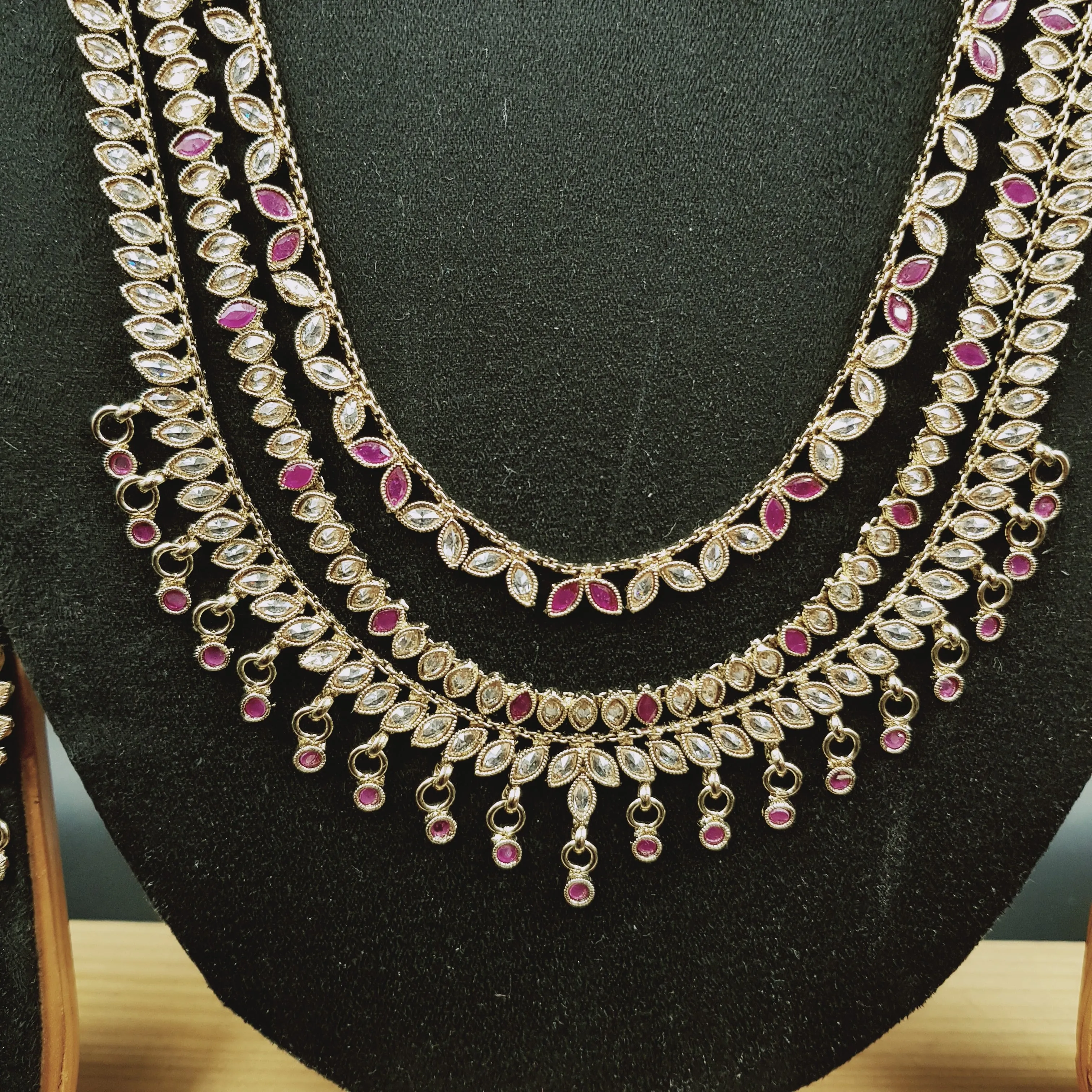 Long Neck Antique Necklace Set 3669-28
