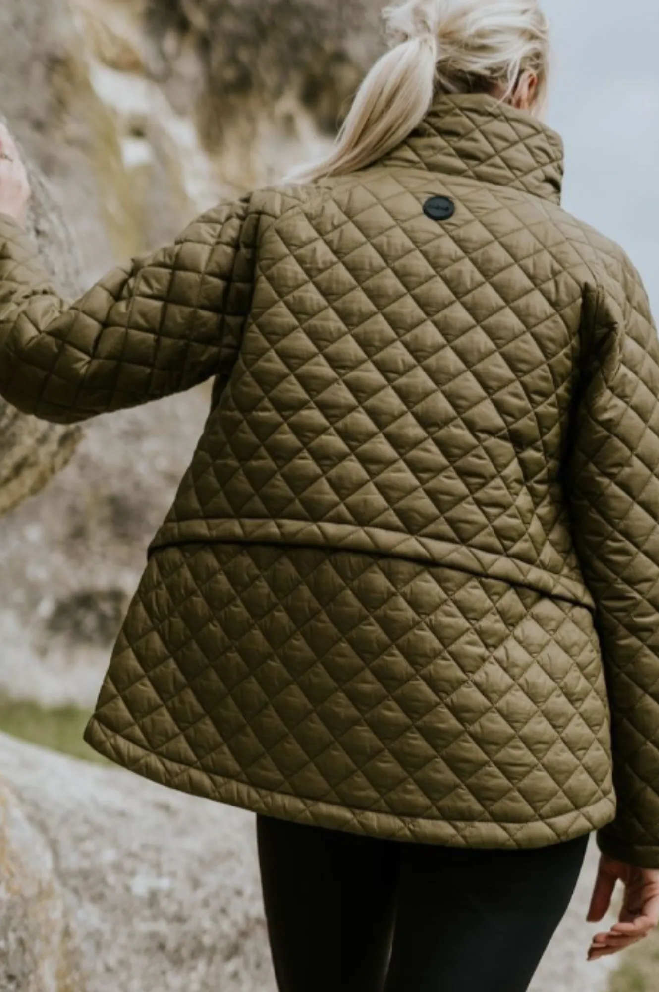 Melissa Quilt Jacket - Loden