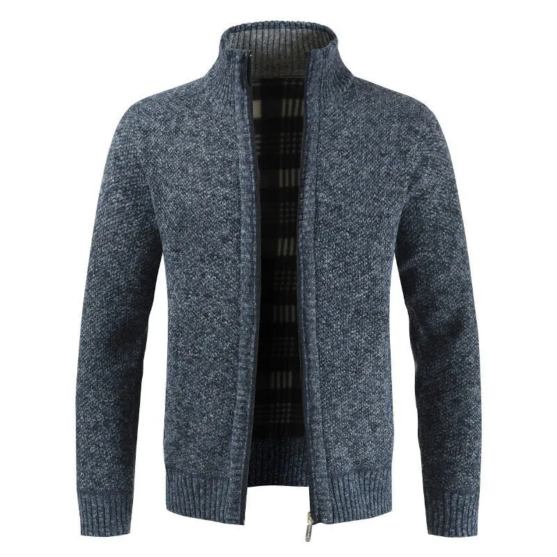 Men's Fleece Cardigan Sweater