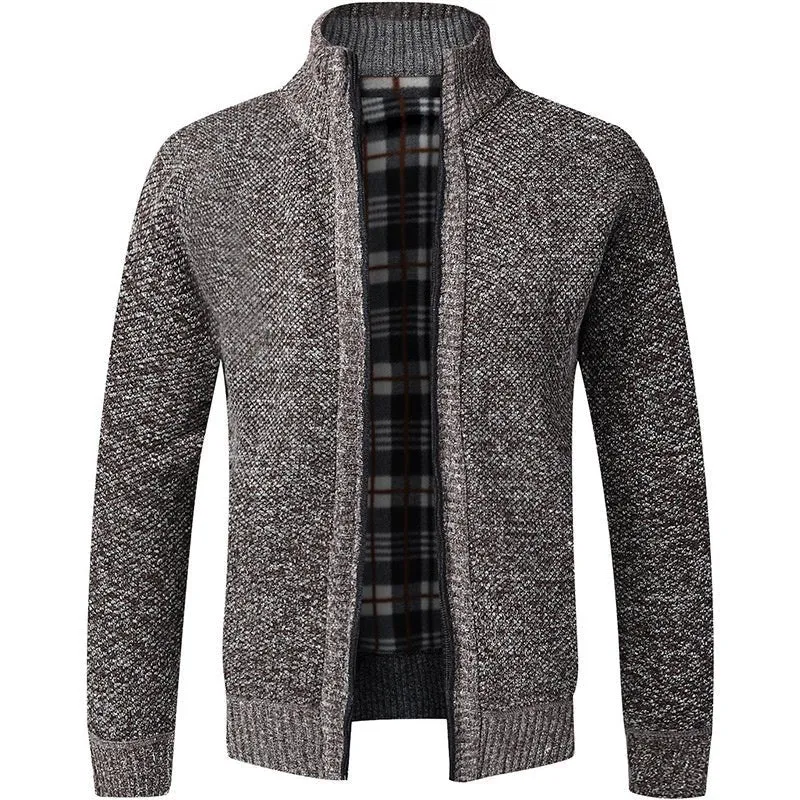 Men's Fleece Cardigan Sweater
