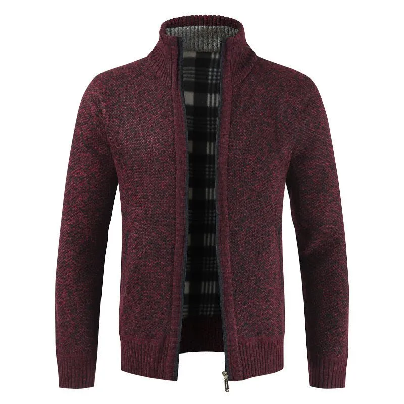 Men's Fleece Cardigan Sweater