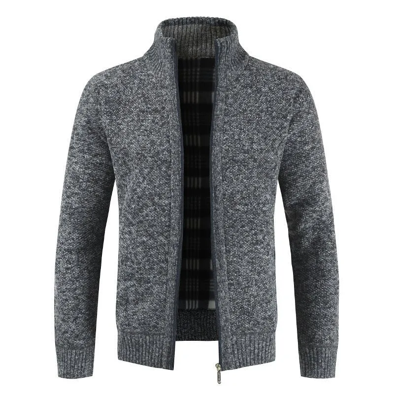Men's Fleece Cardigan Sweater