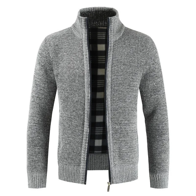 Men's Fleece Cardigan Sweater