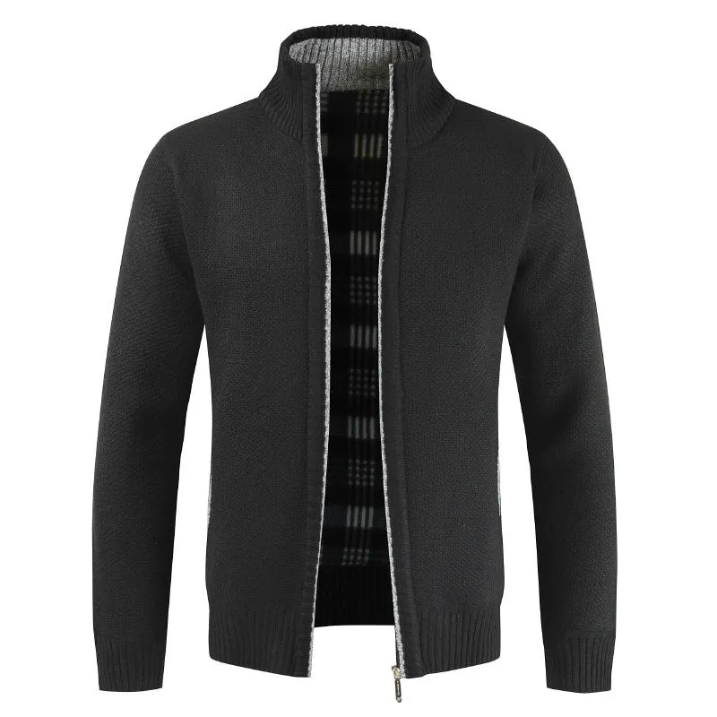 Men's Fleece Cardigan Sweater