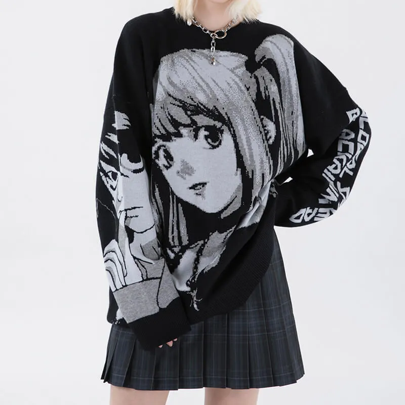 Misa Amane Death Note Aesthetic Sweater