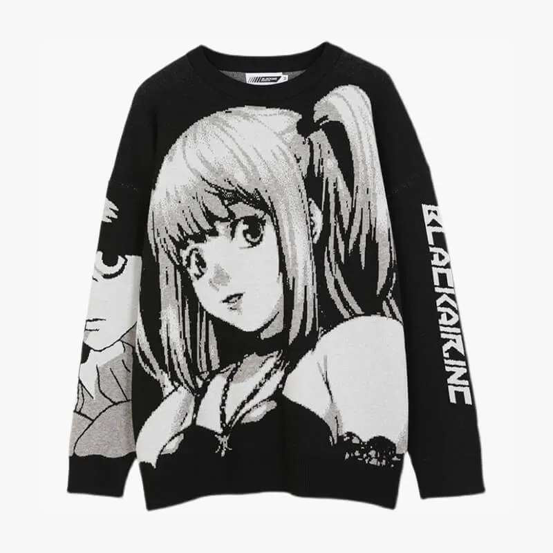Misa Amane Death Note Aesthetic Sweater