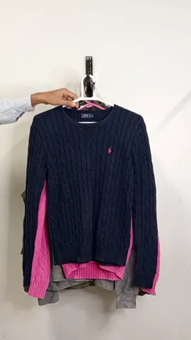 RALPH LAUREN CABLE KNIT - ZIPPERS - WOOLEN SWEATERS - 14 PCS